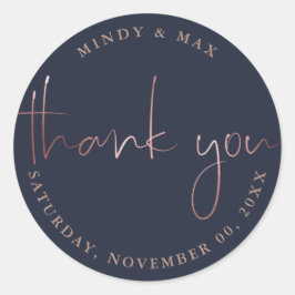 PixDezinesバラフェイク金ゴールドありがとう |色の変更 ラウンドシール