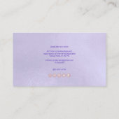 PixDezinesバラフェイク金ゴールドシャンデリア/DIYバックグラウンド 名刺 (裏面)