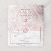 PixDezinesバラフェイク金ゴールドツリーリングや輪+大理石 プレイスカード (外部開封)