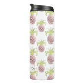 PixDezinesバラフェイク金ゴールドパイナップル タンブラー (回転右)