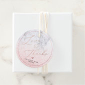 PixDezinesバラフェイク金ゴールド書道ありがとう フェイバータグ (インサイチュ)