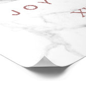 PixDezinesバラフェイク金ゴールド書道/ようこそ ポスター (角)