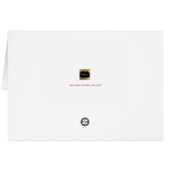 PixDezinesバラフェイク金ゴールド紙吹雪/予約テーブル (裏面横)