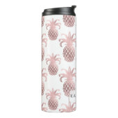 PixDezinesバラフェイク金ゴールド/パイナップル/DIYバックグランド タンブラー (回転左)
