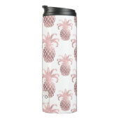 PixDezinesバラフェイク金ゴールド/パイナップル/DIYバックグランド タンブラー (回転右)