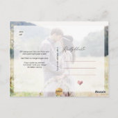 PixDezinesバラフェイク金ゴールド/大理石/救私たちの日付 ポストカード (裏面)