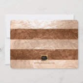 PixDezinesバラフェイク金ゴールド+銅線ストライプ/救日付 セーブザデート (裏面)