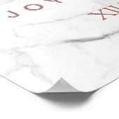 PixDezinesバラフェイク金ゴールド/DIY #UNPLUGGED式 ポスター (角)