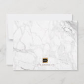 PixDezinesバラ金ゴールドは私のブライドメイド 招待状 (裏面)