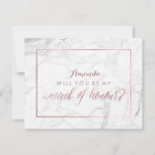 PixDezinesバラ金ゴールドは私のメイドになります。 招待状 (正面)