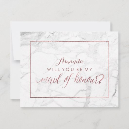 PixDezinesバラ金ゴールドは私のメイドになります。 招待状 (正面)