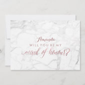 PixDezinesバラ金ゴールドは私のメイドになります。 招待状 (正面)