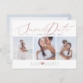 PixDezinesバラ金ゴールドエレガント書道救の日付 ポストカード (正面/裏面)