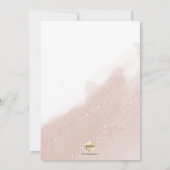 PixDezinesバラ金ゴールド《キリスト教》洗礼式や命名式+1歳 招待状 (裏面)