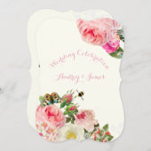 PixDezinesバラ/ペニビクトリアンー 招待状 (正面/裏面)