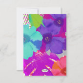 PixDezinesバリkai/green/purple/DIY 出欠カード (裏面)