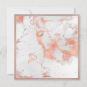 PixDezinesバルミツワーマーブルフェイクローズゴールドベインズ 招待状 (裏面)