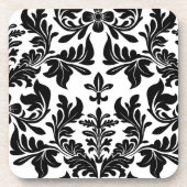 PixDezinesバロックダマスク/DIYカラー コースター (正面)