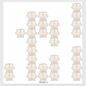 PixDezinesバンブルビーフェイク、金ゴールド シール (シート)