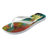 PixDezinesパリクールス/水色 ビーチサンダル (アングル)