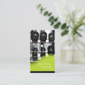 PixDezinesパーソナルトレーナー/コーチ/ジム 名刺 (スタンド正面)