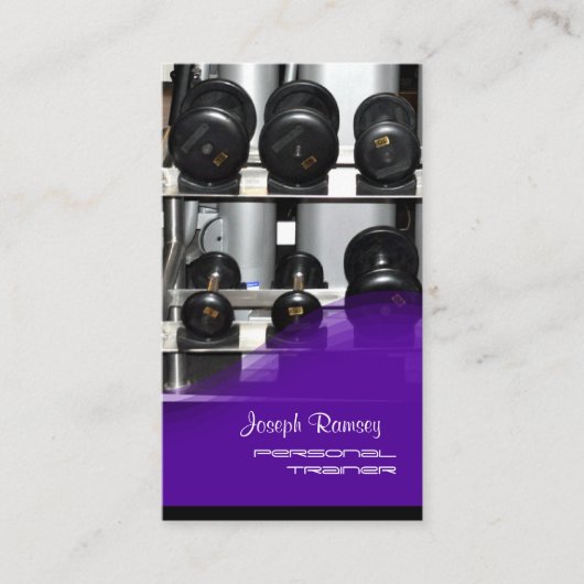 PixDezinesパーソナルトレーナー 名刺 (正面)