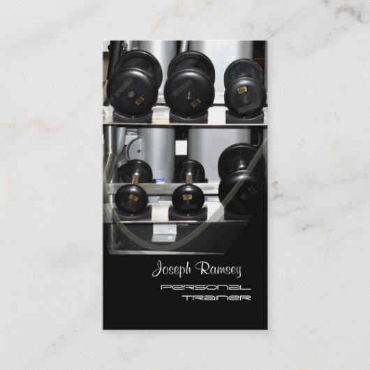 PixDezinesパーソナルトレーナー 名刺 (正面)