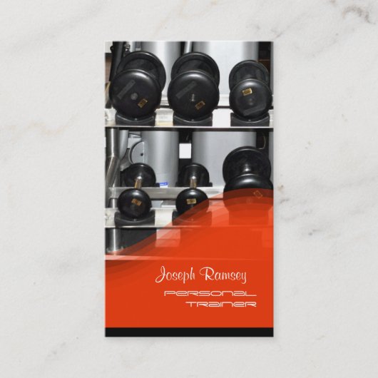 PixDezinesパーソナルトレーナー 名刺 (正面)