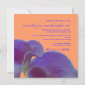 PixDezinesパープルカラユリ/diy 招待状 (裏面)