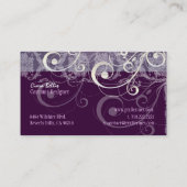 PixDezinesパールスワスタイリッシュール 名刺 (裏面)