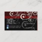 PixDezinesパールスワスタイリッシュール 名刺 (裏面)