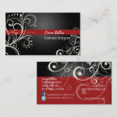 PixDezinesパールスワスタイリッシュール 名刺 (正面/裏面)