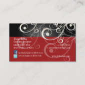 PixDezinesパールスワスタイリッシュール 名刺 (裏面)