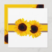 PixDezinesヒマワリ/ダイバックグラウンド+イベント! 招待状 (正面/裏面)