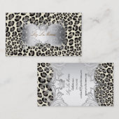 PixDezinesヒョウのスポット/名刺 名刺 (正面/裏面)