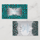 PixDezinesヒョウのスポット/名刺 名刺 (正面/裏面)