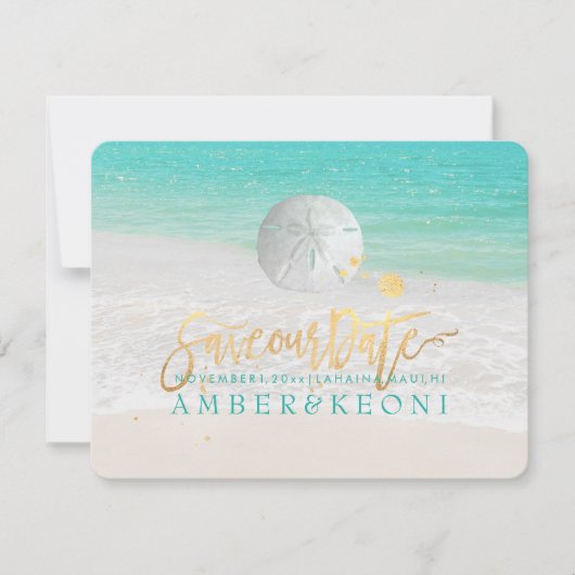 PixDezinesビーチ/海/Starfish/Save the Date セーブザデート (正面)