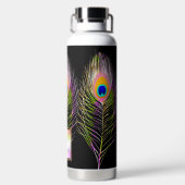 PixDezinesピーコックフェザー ウォーターボトル (背面)