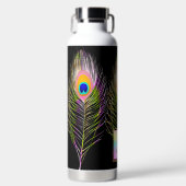 PixDezinesピーコックフェザー ウォーターボトル (正面)