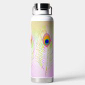 PixDezinesピーコックフェザー ウォーターボトル (背面)