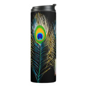 PixDezinesピーコックフェザー タンブラー (回転左)