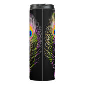 PixDezinesピーコックフェザー タンブラー (裏面)