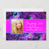 PixDezinesピーコッサイケデリッククの卒業 招待状 (正面)