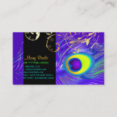 PixDezinesピーコッサイケデリックク+フィリグリースワール 名刺 (裏面)