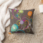 PixDezinesファンキー dandelion/diy背景 クッション (ブランケット)