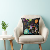 PixDezinesファンキー dandelion/diy背景 クッション (椅子)