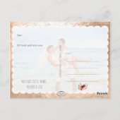 PixDezinesフェイクシャンパンフォイル/写真/感謝していユーザ ポストカード (裏面)