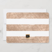 PixDezinesフェイクバラストライプ金ゴールド救/日付 セーブザデート (裏面)