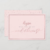 PixDezinesフェイクバラ金ゴールドがMaidに 招待状 (正面/裏面)