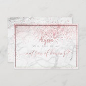 PixDezinesフェイクバラ金ゴールドがMatronになる 招待状 (正面/裏面)